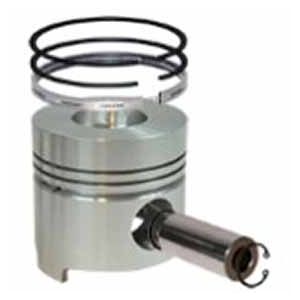PISTON WITH RINGS