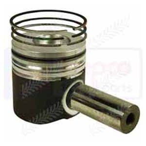 PISTON WITH RINGS