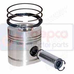 20/32-83B - Piston with rings - 0.020" -0.51mm to fit David Brown 94 1594 / 94 1694 models (David Brown K206974)