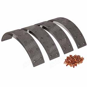 21/404-4 - Drum brake lining kit for Deutz 05 / 06 / 07 / Classique series (02326006 / 03392132)