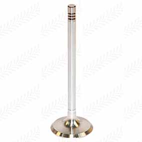 21/43-50 - Exhaust valve &oslash; 37 x 8mm - length 133mm - 45&deg; for Deutz tractor models