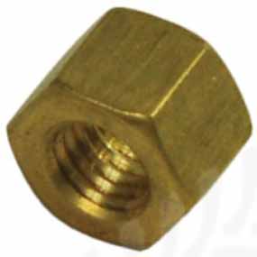 21/63-1 - Exhaust nut size M8, brass, for Deutz tractor models