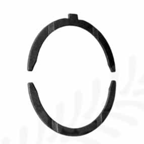 22/78590600 - Thrust washers 3.43mm for Case-IH / Claas / Renault / Fendt tractor models (12160535 / 130100010754 / 7701031164 / 9982-265 / 9982265 / F385200210190)