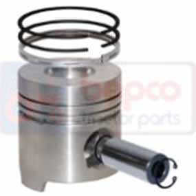 23/32-255 - Piston with rings &oslash; 100mm - std for Fiat 46 / 56 / 65 / 66 / 75 / 76 / 85 / 86 / 88 / 90 / 93 / 94 / L / Winner / 35 series