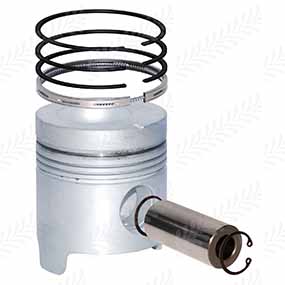 24/32-35 - Piston with rings &oslash; 111.76mm - std for Ford 10 / 1000 (Industrial) / 30 / 600 / 700 / IND 75-81 / TW series