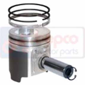 24/32-94 - Piston with rings &oslash; 111.76mm - std for Ford 7010 / 7610S / 7740 / 8340Turbo models