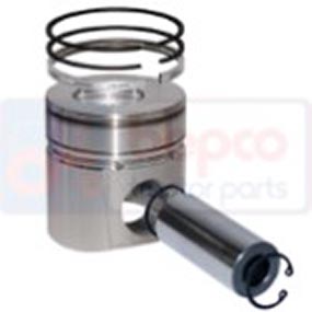 25/32-93 - Piston With Rings &Oslash;: 102mm - Standard for Case-IH Maxxum series