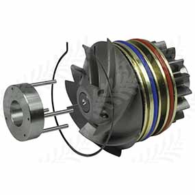 26/130-329 - Water pump for John Deere tractor models - R521502 / RE508249 / RE509598 / RE521502 / RE521502N / RE57154
