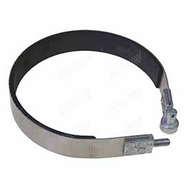 28/324-10 - Right brake band - l=585mm to fit Claas / Renault 100 /60 /70 /90 series (6005003694 / 6005008447 / 6005009131 / 7701025851 / 6005008447)