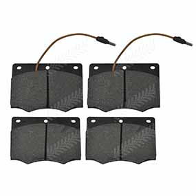 28/412-35 - Disc pad set suitable for Claas / Renault models (6005003571)