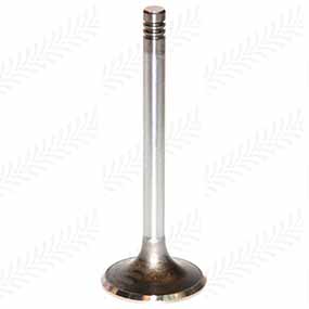28/43-43 - Exhaust valve &oslash; 43 x 9mm - length 117mm - 45&deg; for Claas / Renault 100 / Fendt Farmer 300 LS(A) / 300 TURBOMATIK / Favorit 500 / Steyr 900 series
