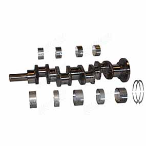 30/1-2 - Crankshaft kit cast - rear seal 2 pcs for Landini Cingolati / Prima / Massey Ferguson 100 / 65 / 700-800 series