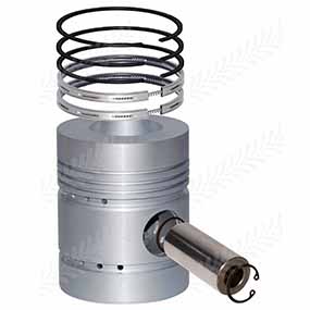 30/32-18 - Piston with rings suitable for Claas - Harvesting / Massey Ferguson models (68510 / B1214)