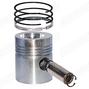 30/32-8 - Piston With Rings &Oslash;: 91.49mm - Standard for Massey Ferguson 