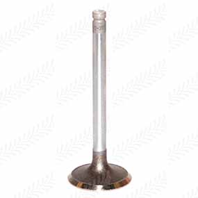 30/42-38 - Intake valve &oslash; 45 x 9.5mm - length 122.9mm - 45&deg; for Claas - Harvesting / Landini / Massey Ferguson tractor models