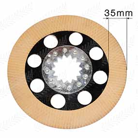 30/422-21 - Friction disc &oslash; 342.5mm - z=14 for Massey Ferguson 3000 / 3100 / 3600 / 6100 / 6200 / 6400 / 8100 series