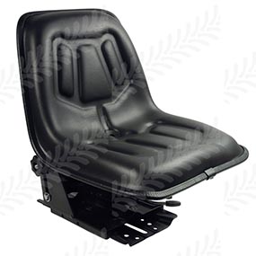 61/830-322 - Black PVC Vineyard Tractor Seat