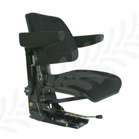 61/830-872 - Black Cloth Seat With Arms & Mechanical Stepless Suspension