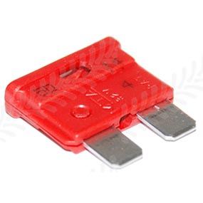 63/1785-10 - Standard Flat Plugs Fuse 10a - red - 25 pcs for Massey Ferguson 3200-3300 / Massey Ferguson 3300 / Massey Ferguson 3400 series
