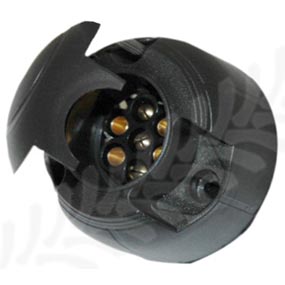 63/1971-1 - Plastic Socket 7 pins for Case-IH / Claas - Harvesting / Fendt / Fiat / Ford / New Holland Models