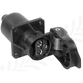 63/1971-3 - Plastic Socket 3 pins - 12/24v - female