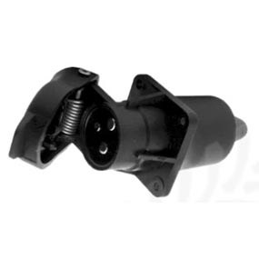 63/1971-4 - Plastic Socket 3 pins - 12/24v - male for Case-IH Magnum / Case-IH Maxxum series