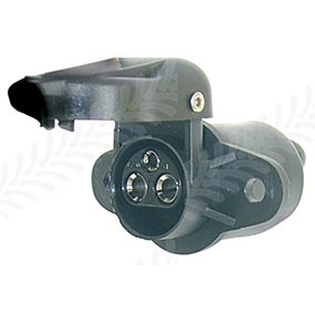 63/1971-5 - Plastic Socket 3 pins - 12/24v - female