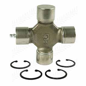 67/5020-112 - Universal joint (cross) kit with grease nipple on the die - 27 x 75 - Bondioli-pavesie (4120E0012, 4120E0012R25)