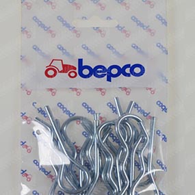 68/8147-140 - R Clip (Standard) &Oslash;4 - grab bag - qty 10