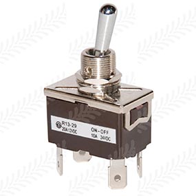 75/1881-12 - Metal Lever Switch 4 terminals