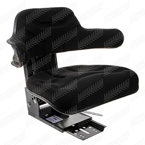 B39307 - Black Fabric Wrap Around Seat black fabric wrap around seat