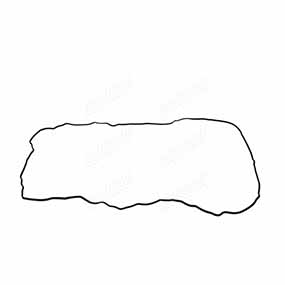 B39555 - Rocker cover gasket suitable for Case-IH / New Holland models (84585545 / 87344755)