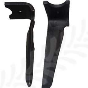 B48833 - Power Harrow Tine right quick fit forged (46000150 / 46010150)