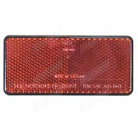 B69332 - RED STICK-ON REFLECTOR