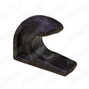 B73626 - Weld On Front Loader Hook Bracket - L: 105mm, W: 85mm, T: 40mm