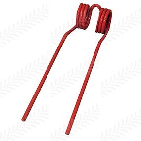 P012450 - Rotary Tedder Tine L 386 x 95 x 9 &Oslash;70 (150296 / 488072 / FEL150296 / FEL488072)