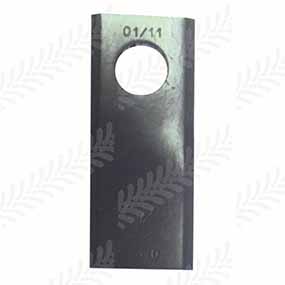 P031300 - Blade right 123 x 45 x 4mm - &oslash;18.3mm - 1 pc for Claas - Harvesting Corto series