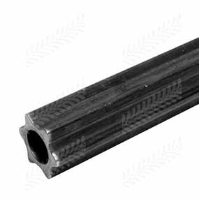 P134937 - PTO star profile tube, rilsan - 37 x 51 x 1400 - WALTERSCHEID (1134937)
