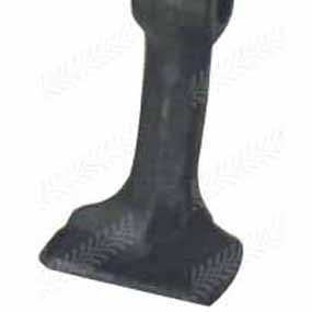 P606038 - Mower hammer - 114 x 50 &Oslash;25.5 R 175 mm - Becchio-Mandrille (CL280), Kuhn (6061699), Nobili (6061699)