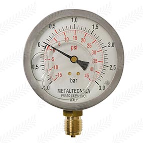 P791706 - Glycerin Pressure Gauge 1/2'' - &Oslash;: 100mm