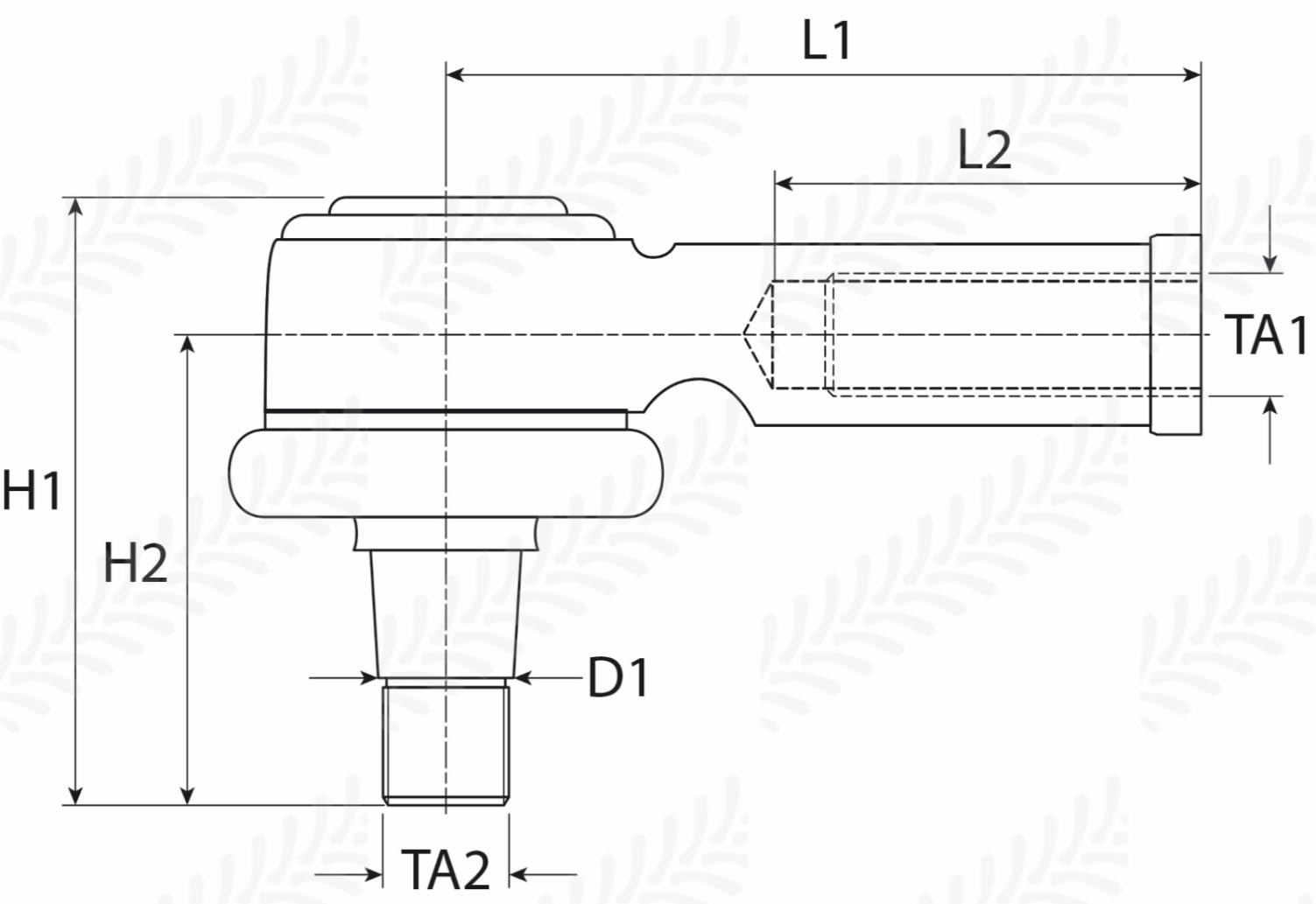 Aazon.co: Doran TI81220XL Tie Rod Replaces 68040224AA, 68040224AB