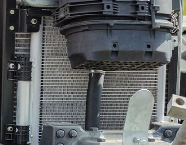 Maintaining a healthy radiator in a tractor