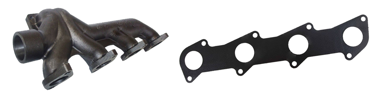 Exhaust Parts - Manifold and gasket